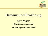 Demenz und Ernährung