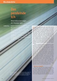 Forschung Frankfurt | Ausgabe 2-2013 | Das pendelnde Ich [Bernd ...