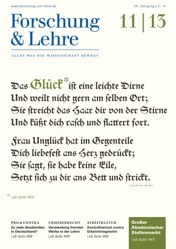 Forschung & Lehre 11/2013