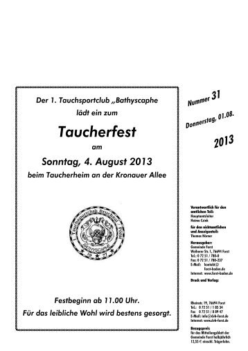 Mitteilungsblatt Nr. 31 vom 01.08.2013 - Forst in Baden