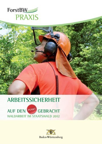 Arbeitssicherheit auf den Punkt gebracht - 2012 - ForstBW