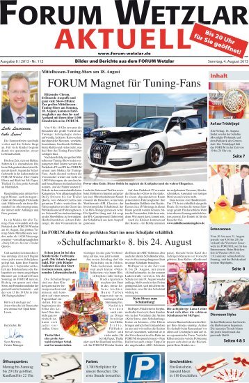 FORUM Magnet für Tuning-Fans - Forum, Wetzlar