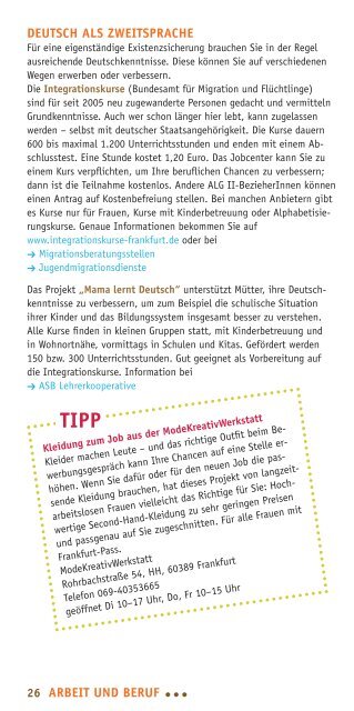 Alleinerziehende in Frankfurt, 2013 (pdf, 1.2 MB) - Frankfurt am Main