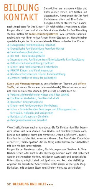 Alleinerziehende in Frankfurt, 2013 (pdf, 1.2 MB) - Frankfurt am Main