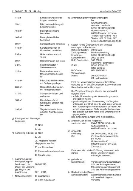 Amtsblatt Nr. 24/2013 S. 685 - 720 (pdf, 2.3 MB) - Frankfurt am Main