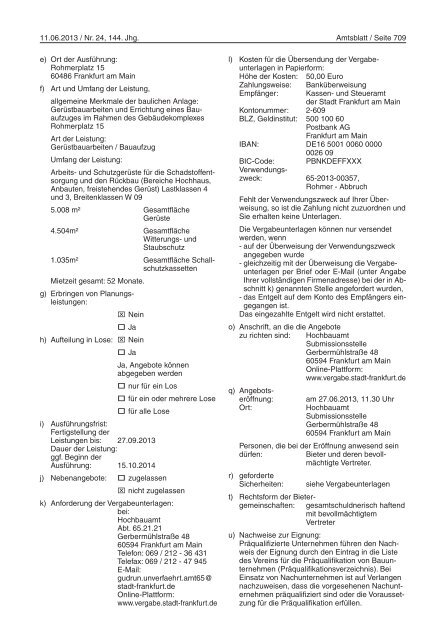 Amtsblatt Nr. 24/2013 S. 685 - 720 (pdf, 2.3 MB) - Frankfurt am Main