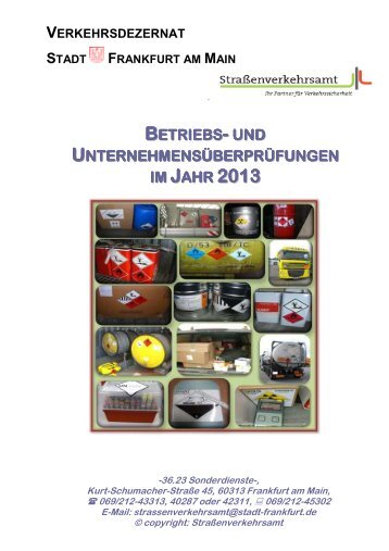 Firmenkontrollen (pdf, 1.4 MB) - Frankfurt am Main