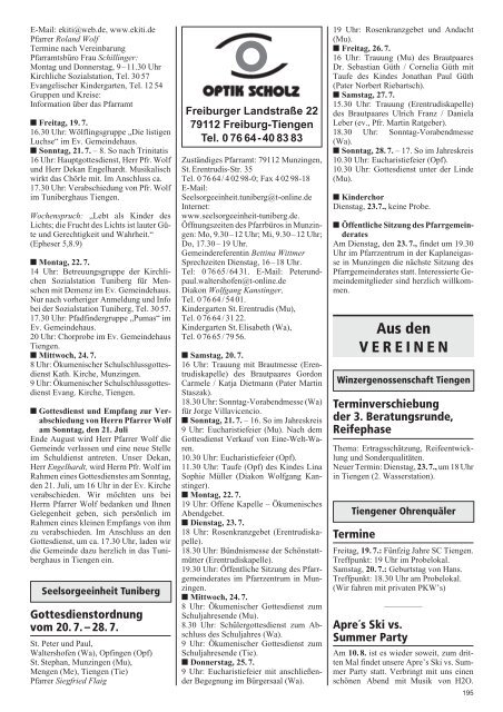 (Tiengen Heft 29.13) - Stadt Freiburg im Breisgau