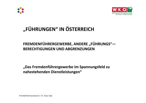 Präsentation Dr. Vögl als PDF runterladen - Die Fachgruppe Wien ...