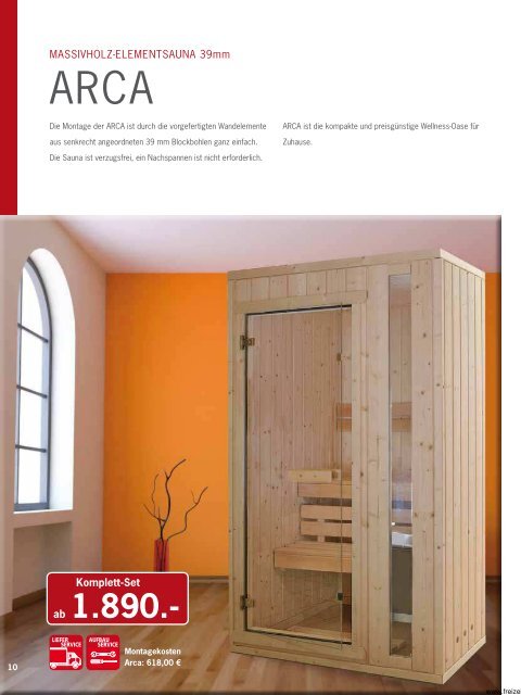 Katalog und Preisliste von Helo family Sauna von Helo Sauna ...