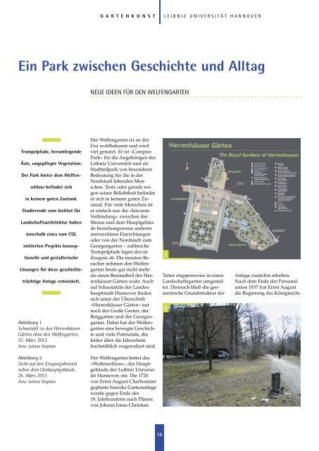 ein Park zwischen Geschichte und alltag - Freunde der ...