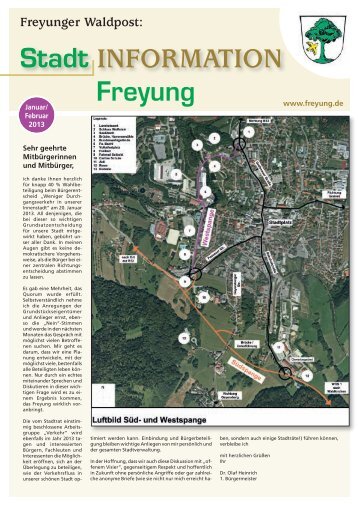 43. Ausgabe - Januar/Februar 2013 - Stadt Freyung