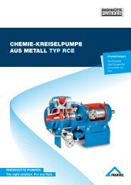 Chemie-Kreiselpumpe RCE - Friatec AG