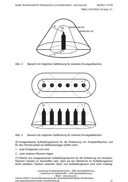 TRBS 3145 / TRGS 725 Ortsbewegliche ... - Gewerbeaufsicht