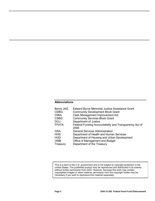 GAO-13-392, Grants Management - US Government Accountability ...