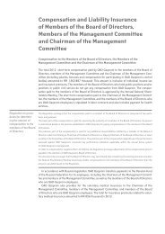 Compensation and Liability Insurance of Members of the ... - Gazprom