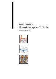 Lärmaktionsplan 2. Stufe - Stadt Geldern