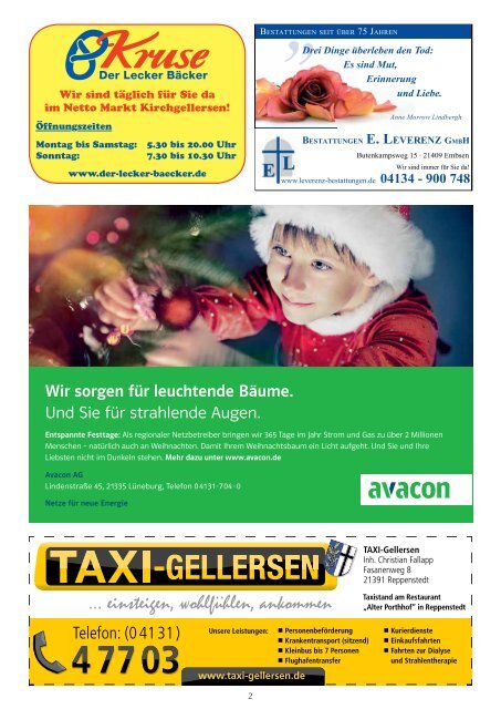 Mitteilungsblatt 12/2013 - Samtgemeinde Gellersen