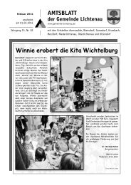 Amtsblatt Februar - Gemeinde Lichtenau