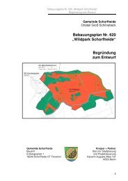 Bebauungsplan Nr. 620 „Wildpark Schorfheide“ Begründung zum ...