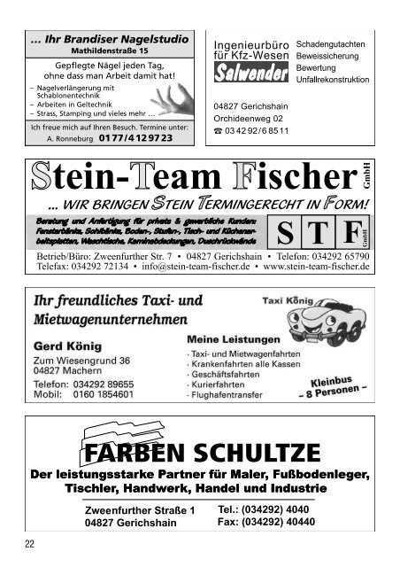 Amtsblatt Nr. 228 November 2013 - Gemeinde Machern