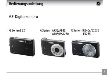 Bedienungsanleitung GE-Digitalkamera - General Imaging