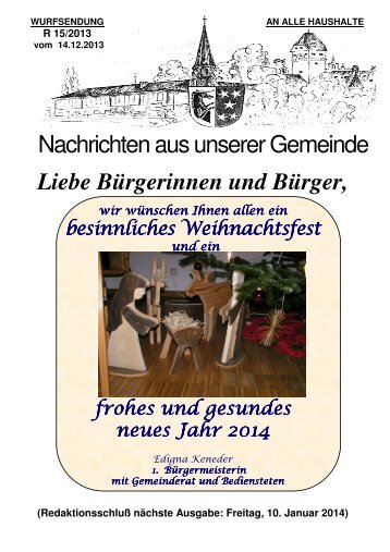 Gemeindeblatt2013-15 v. 14.12.2013.pdf - in Schönau