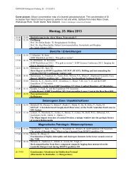 Montag, 25. März 2013 - Institut für Erd- und Umweltwissenschaften