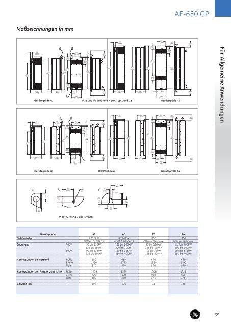 GE - AF-6 Frequenzumrichter - GE Power Controls