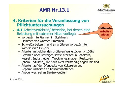 Bittighofer: Neue arbeitsmedizinische Richtlinien (PDF; 446 KB)