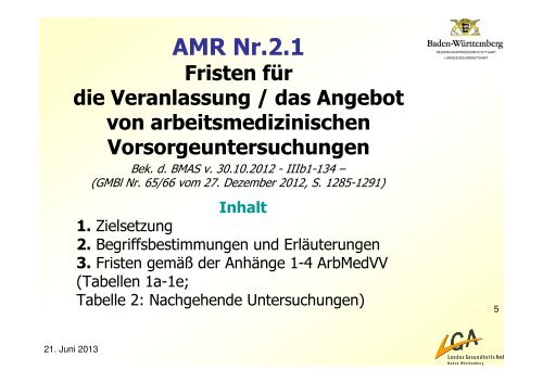 Bittighofer: Neue arbeitsmedizinische Richtlinien (PDF; 446 KB)