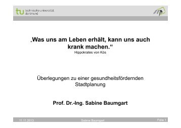 „Was uns am Leben erhält, kann uns auch krank machen.“