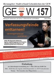 Zeitung 157 von Januar 2014 - GEW