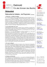 Schulpost 'Bezirk Detmold' [01.07.2013] - GEW