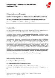 2013-12-04 Wechselpruefungsordnung.pdf - GEW Rheinland-Pfalz