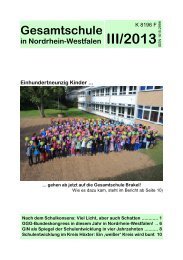 III/2013 - Gemeinnützige Gesellschaft Gesamtschule e.V. ...