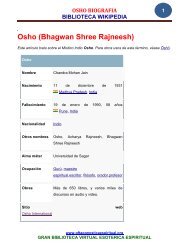 Osho (Bhagwan Shree Rajneesh) - Gran Fratervidad Tao Gnóstica ...