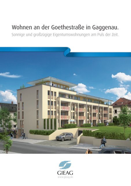 Wohnen An Der Goethestrasse In Gaggenau Gieag Immobilien Ag