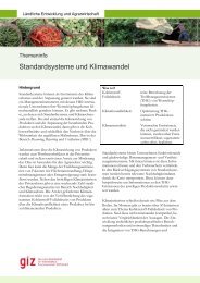 Standardsysteme und Klimawandel (pdf, 0.38 MB, DE) - GIZ