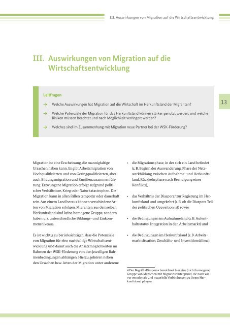 Wertschöpfung durch Migration - GIZ