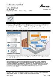 Technisches Merkblatt GIMA DRAINPAD