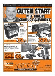9.99 - Globus Baumarkt