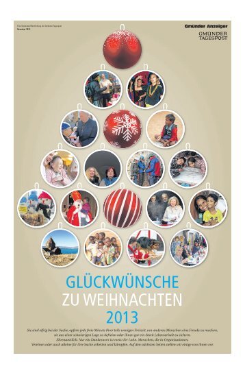 Weihnachtsgruesse aus aller Welt 2013 - Gmünder Tagespost