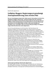 PDF der Medienmitteilung - Golfplatz Meggen