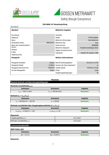 DIN 6868-157 Abnahmeprüfung 2013.06.05 Standort Einrichtung ...