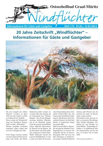 20 Jahre Zeitschrift „Windflüchter“ – Informationen für Gäste und ...