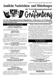 Ausgabe 44 30.10.2013 - Gräfenberg