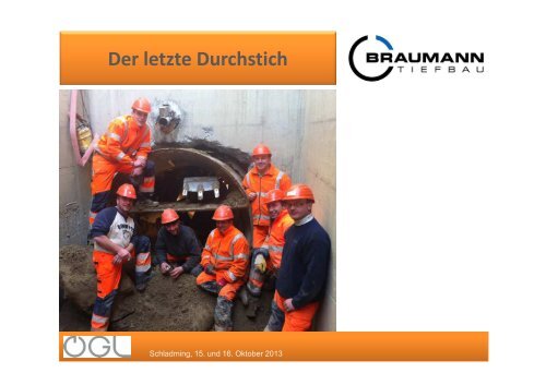 Praxisbericht zu den Microtunneling-Vortrieben beim Projekt ...