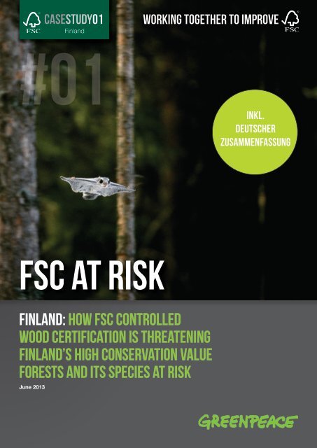 FSC at risk: Finland | Greenpeace