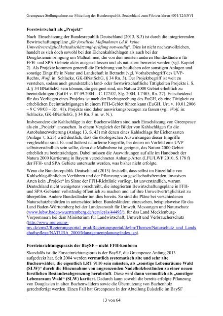 AZ-4051-12-ENVI-Greenpeace-Stellungnahme zur EU -Beschwerde
